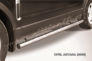 OPEL ANTARA (2006)-Пороги d76 труба